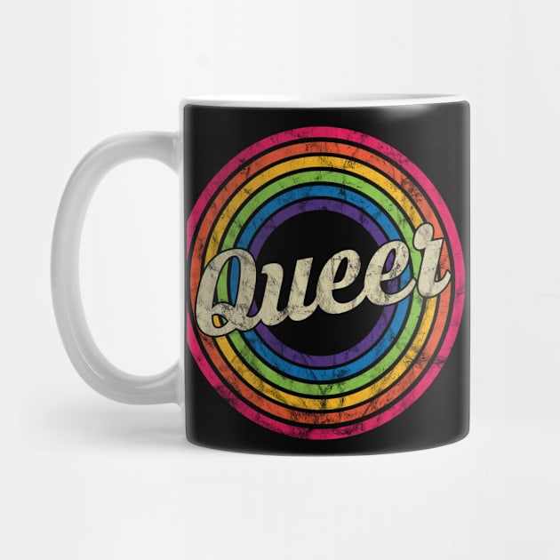 Queer - Retro Rainbow Faded-Style by MaydenArt